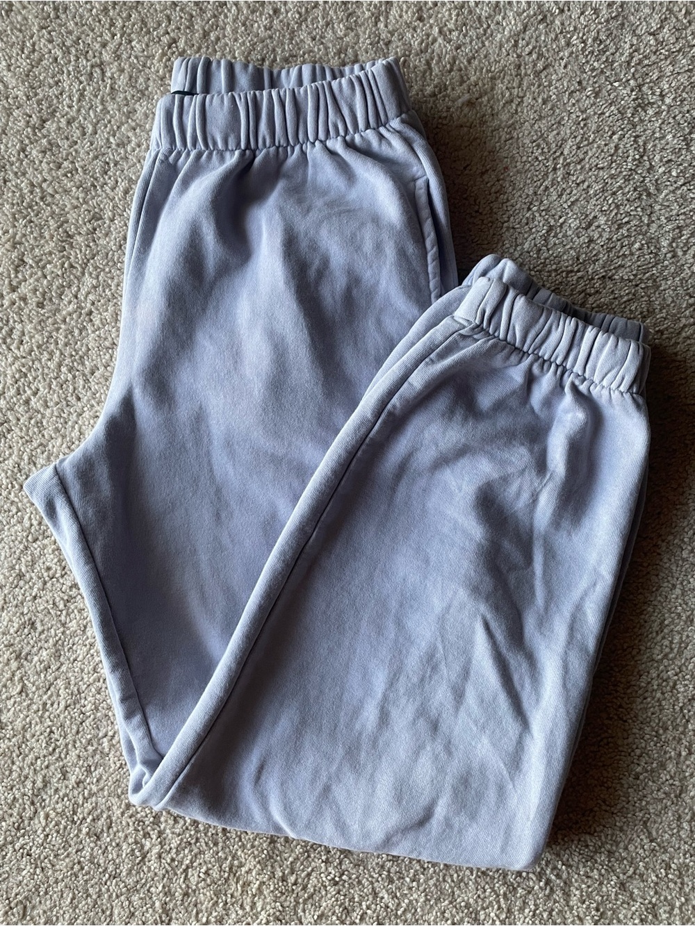 Brandy Melville Light Lavender Cozy Jogger Sweatpants Women OS Preppy Coastal